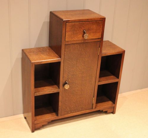 Art Deco Oak Sectional Cabinet Bookcase