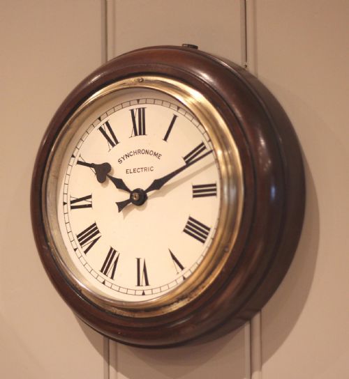 fig 1. Walnut Wall Clock