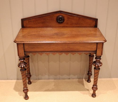 Solid Oak Hall Table