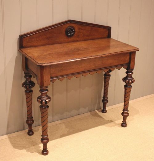 fig 1. Solid Oak Hall Table