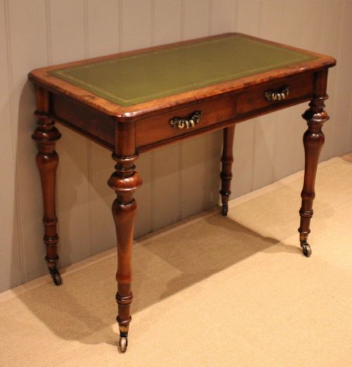 LATE 19TH CENTURY WALNUT WRITING DESK - ADDITIONAL PHOTO 5