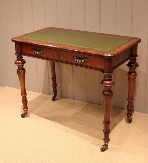 LATE 19TH CENTURY WALNUT WRITING DESK - ADDITIONAL PHOTO 8