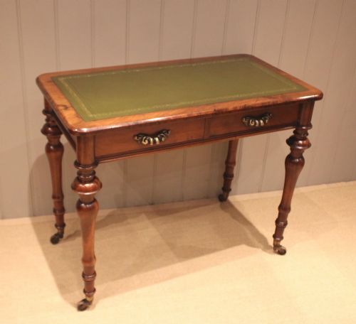 LATE 19TH CENTURY WALNUT WRITING DESK - ADDITIONAL PHOTO 10