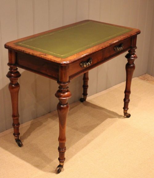 LATE 19TH CENTURY WALNUT WRITING DESK - ADDITIONAL PHOTO 11