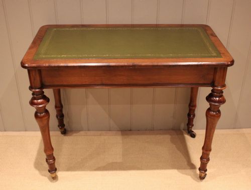 LATE 19TH CENTURY WALNUT WRITING DESK - ADDITIONAL PHOTO 12