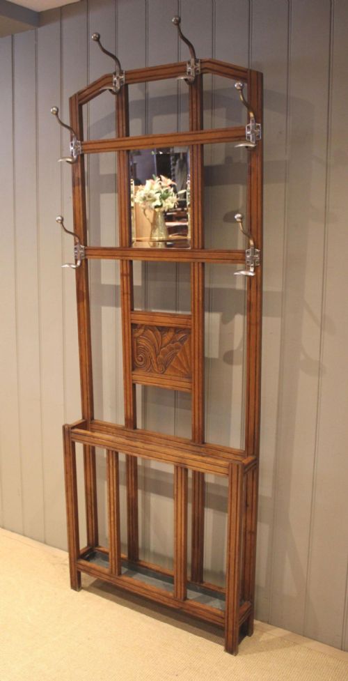 fig 1. Narrow French Oak Hall Stand