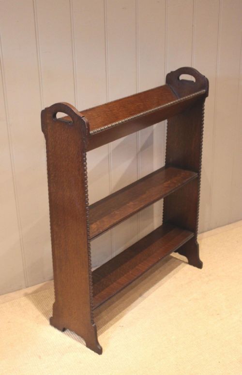 fig 1. Solid Oak Book Stand