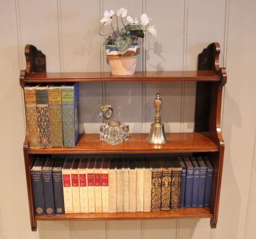fig 1. Late 19th Century Walnut Wall Shelves