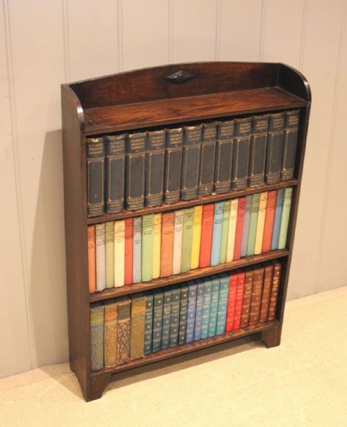 fig 1. Oak Open Bookcase