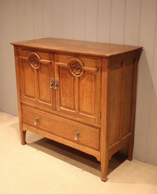 Arts & Crafts Sold Oak Low Linen Press
