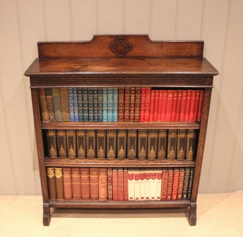 fig 1. Oak Open Bookcase
