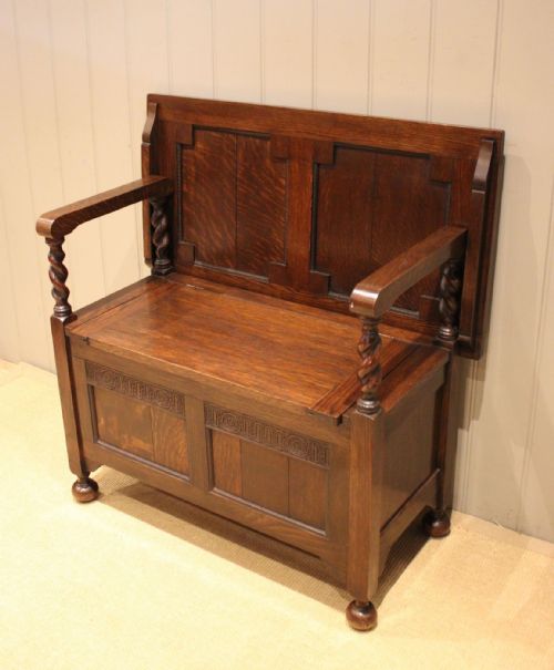 Oak Monks Bench
