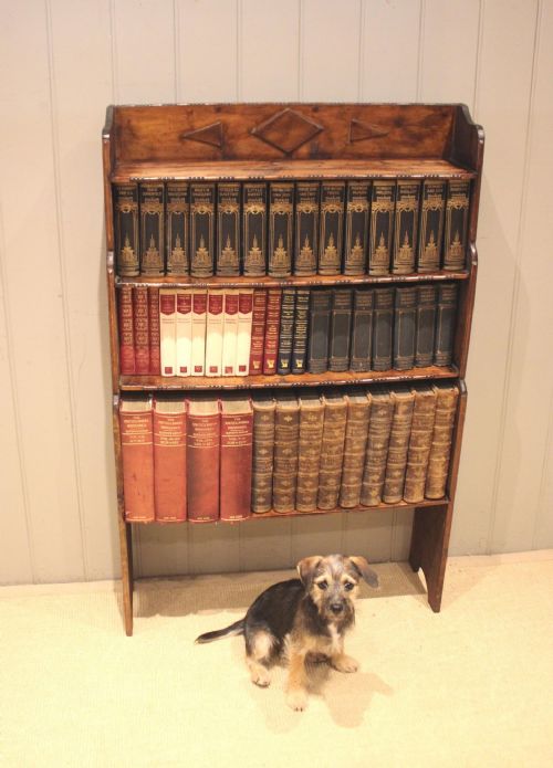 RUSTIC DEAL WOOD OPEN BOOKCASE - ADDITIONAL PHOTO 4