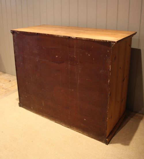 SUBSTANTIAL PINE BANK OF DRAWERS - ADDITIONAL PHOTO 12