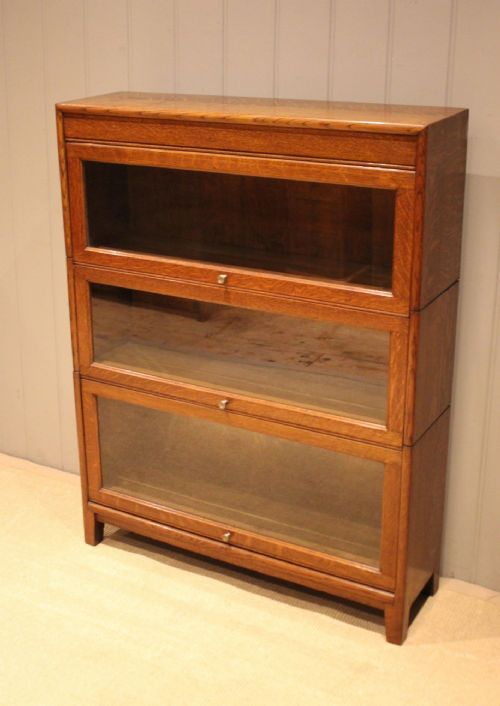 Oak Three Tier Stacking Bookcase
