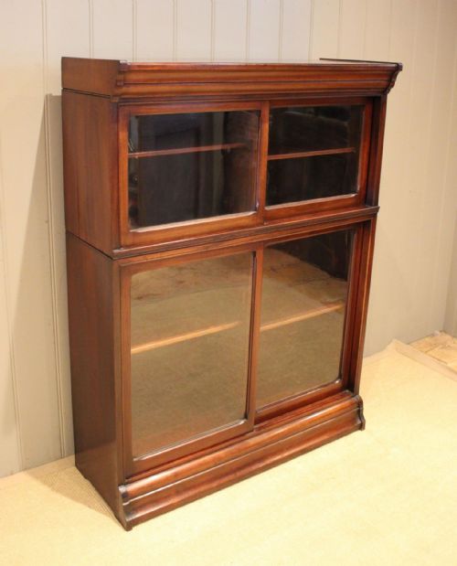fig 1. Edwardian Mahogany Stacking Bookcase