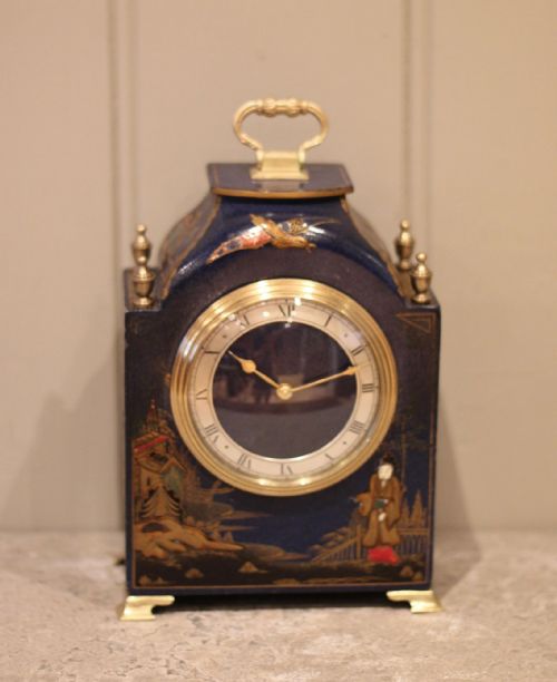 fig 1. Blue Chinoiserie Mantel Clock
