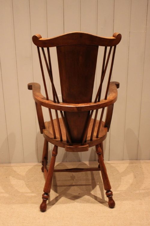 ARTS CRAFTS FRUITWOOD CHAIR - ADDITIONAL PHOTO 10