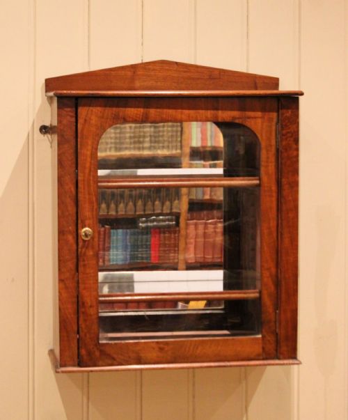 Late 19th Century Walnut Wall Cabinet