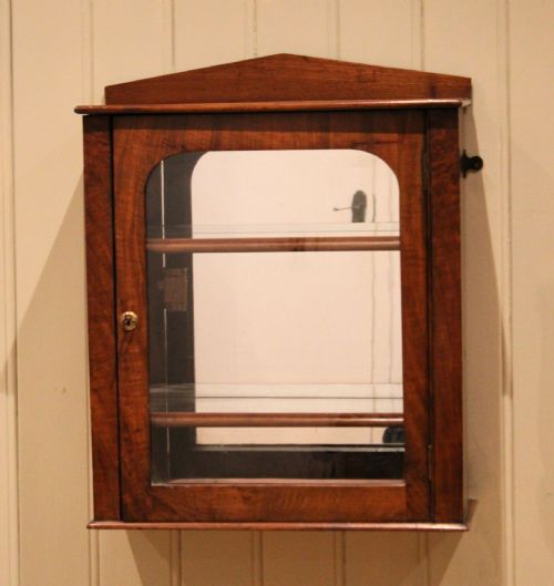 fig 1. Late 19th Century Walnut Wall Cabinet