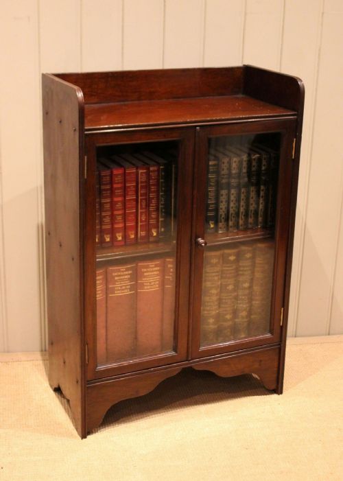 Small Mahogany Glazed Bookcase