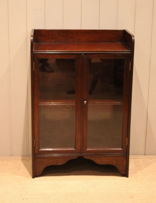 fig 1. Small Mahogany Glazed Bookcase