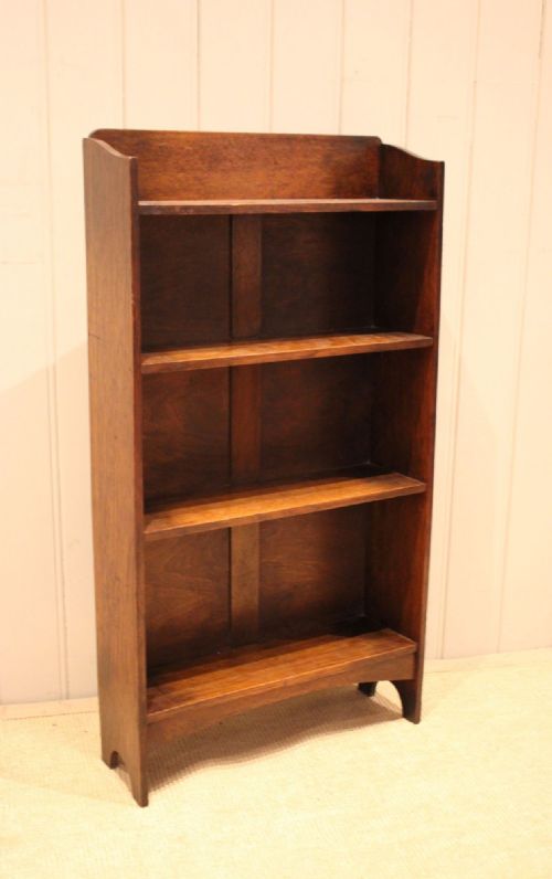 fig 1. Small Solid Oak Open Bookcase