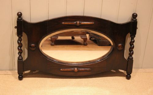 OAK FRAMED WALL MIRROR - ADDITIONAL PHOTO 9