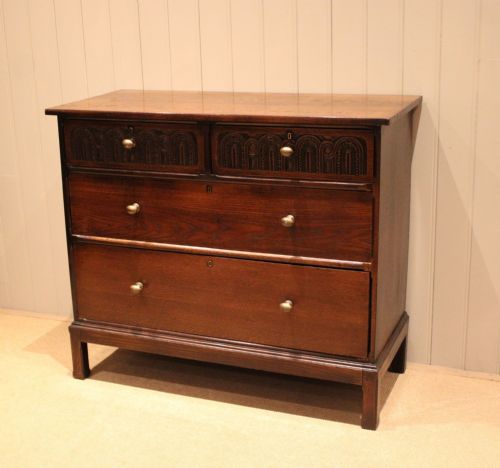 fig 1. Oak Chest Of Drawers