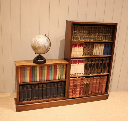 ART DECO SECTIONAL OAK OPEN BOOKCASE - ADDITIONAL PHOTO 8