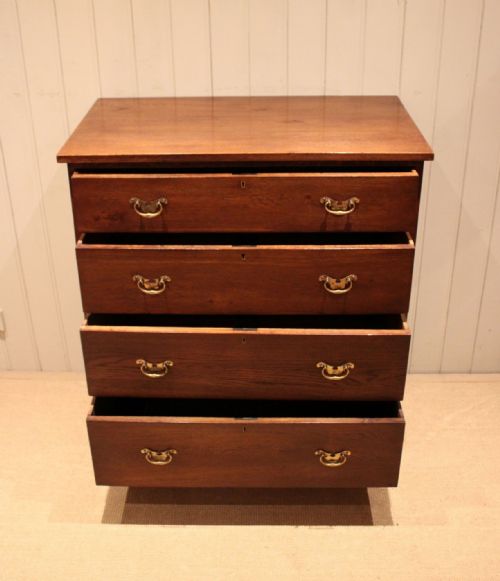 LARGE OAK CHEST OF DRAWERS - ADDITIONAL PHOTO 1