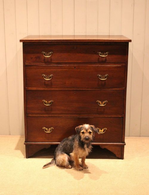 LARGE OAK CHEST OF DRAWERS - ADDITIONAL PHOTO 7