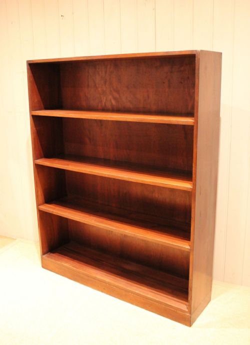 LARGE DEAL WOOD OPEN BOOKCASE - ADDITIONAL PHOTO 1