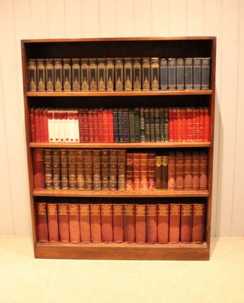 LARGE DEAL WOOD OPEN BOOKCASE - ADDITIONAL PHOTO 2