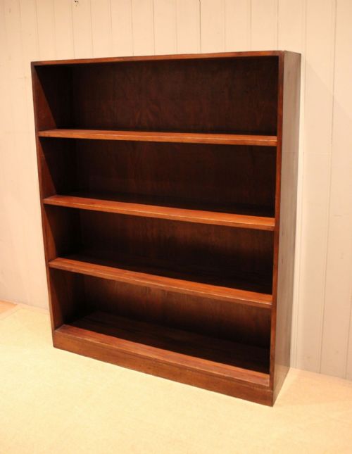 LARGE DEAL WOOD OPEN BOOKCASE - ADDITIONAL PHOTO 7