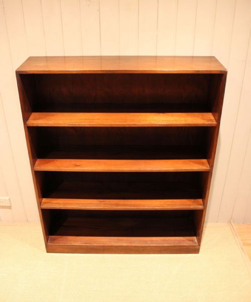 LARGE DEAL WOOD OPEN BOOKCASE - ADDITIONAL PHOTO 9