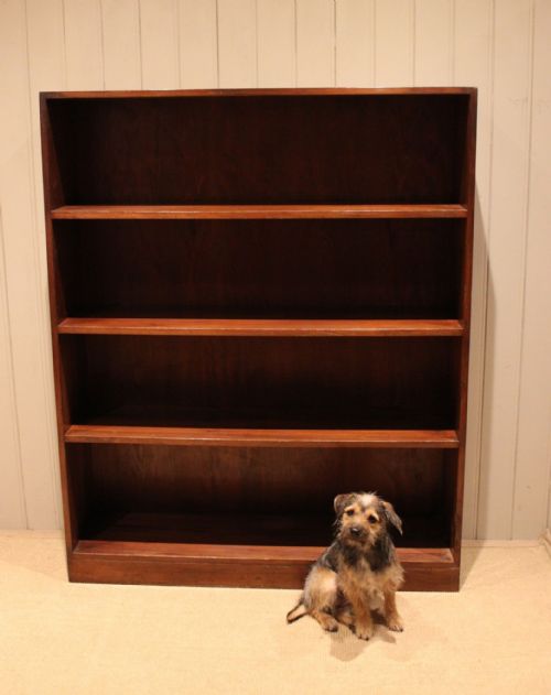 LARGE DEAL WOOD OPEN BOOKCASE - ADDITIONAL PHOTO 11