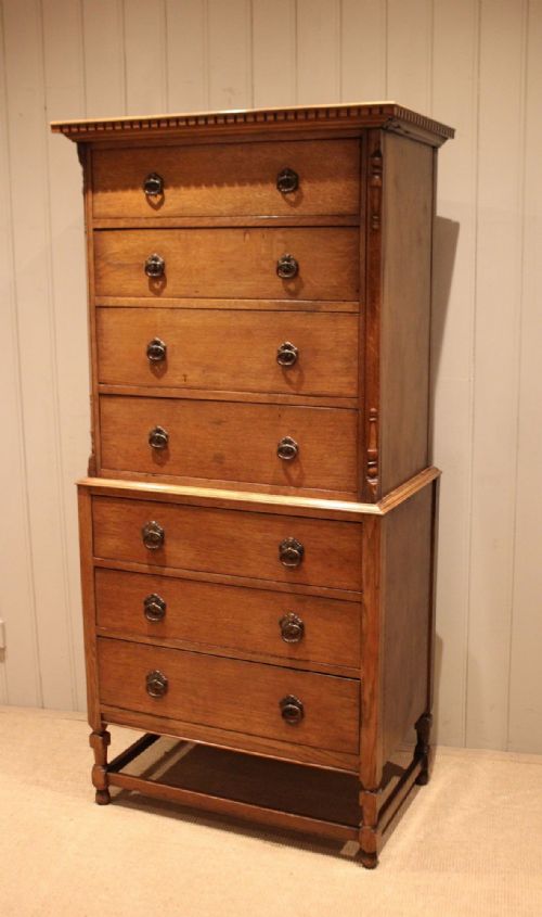 fig 1. Oak Chest On Chest