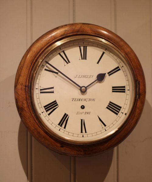 fig 1. Walnut Dial Clock