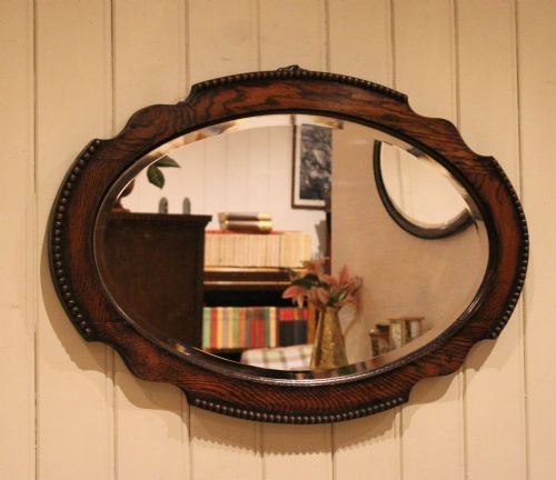 OAK WALL MIRROR - ADDITIONAL PHOTO 1