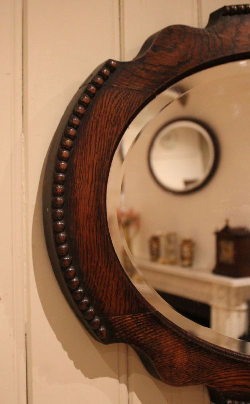 OAK WALL MIRROR - ADDITIONAL PHOTO 4