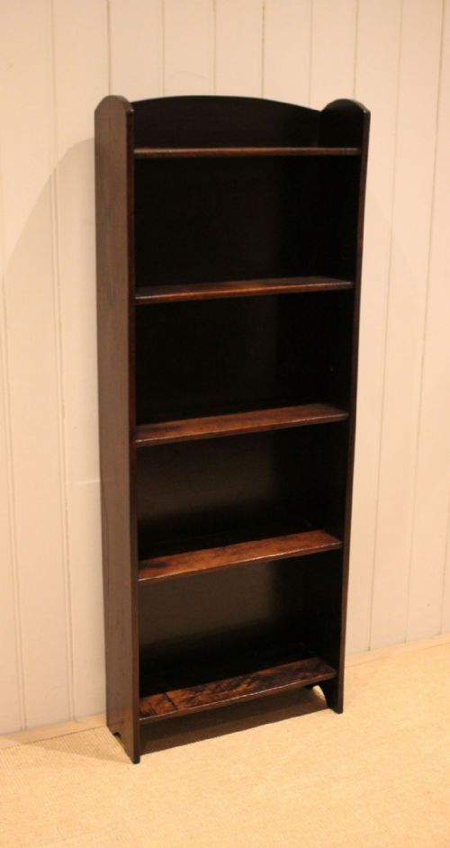 fig 1. Oak Open Bookcase