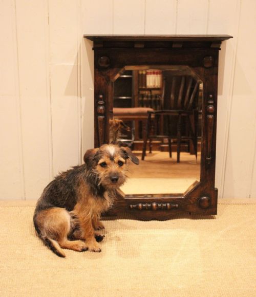 SOLID OAK WALL MIRROR - ADDITIONAL PHOTO 9