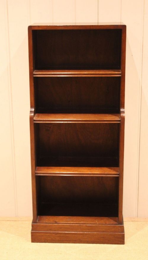 fig 1. Mahogany Open Graduated Bookcase