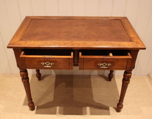 fig 1. Late 19th Century Oak Writing Desk