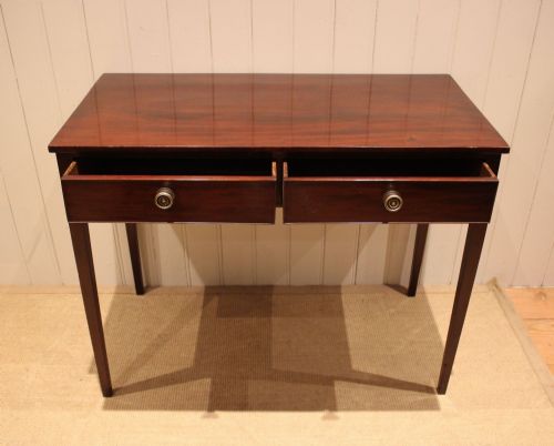 fig 1. Late Georgian Mahogany Side Table