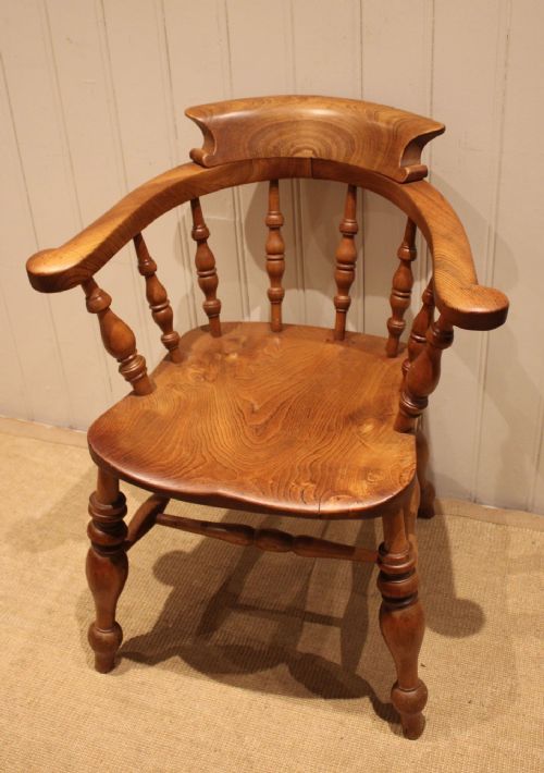 fig 1. Late 19th Century Smokers Bow Chair