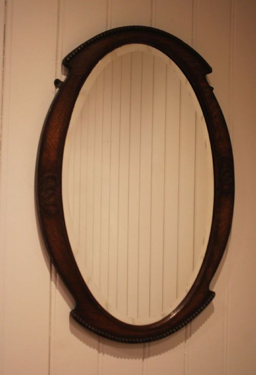 OAK OVAL WALL MIRROR - ADDITIONAL PHOTO 8