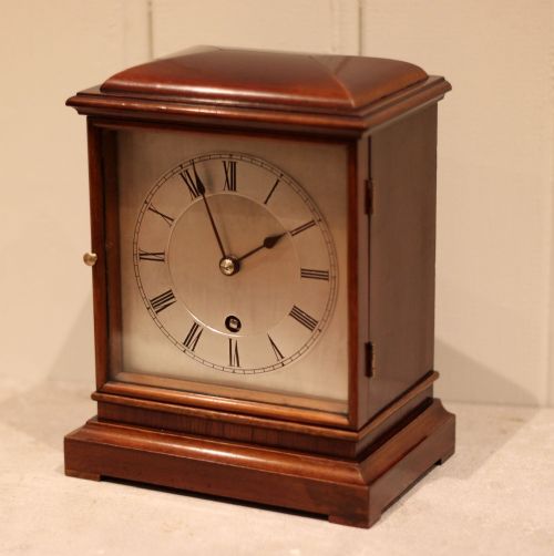 MAHOGANY TIMEPIECE MANTEL CLOCK - ADDITIONAL PHOTO 1