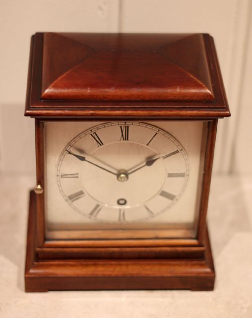 MAHOGANY TIMEPIECE MANTEL CLOCK - ADDITIONAL PHOTO 5